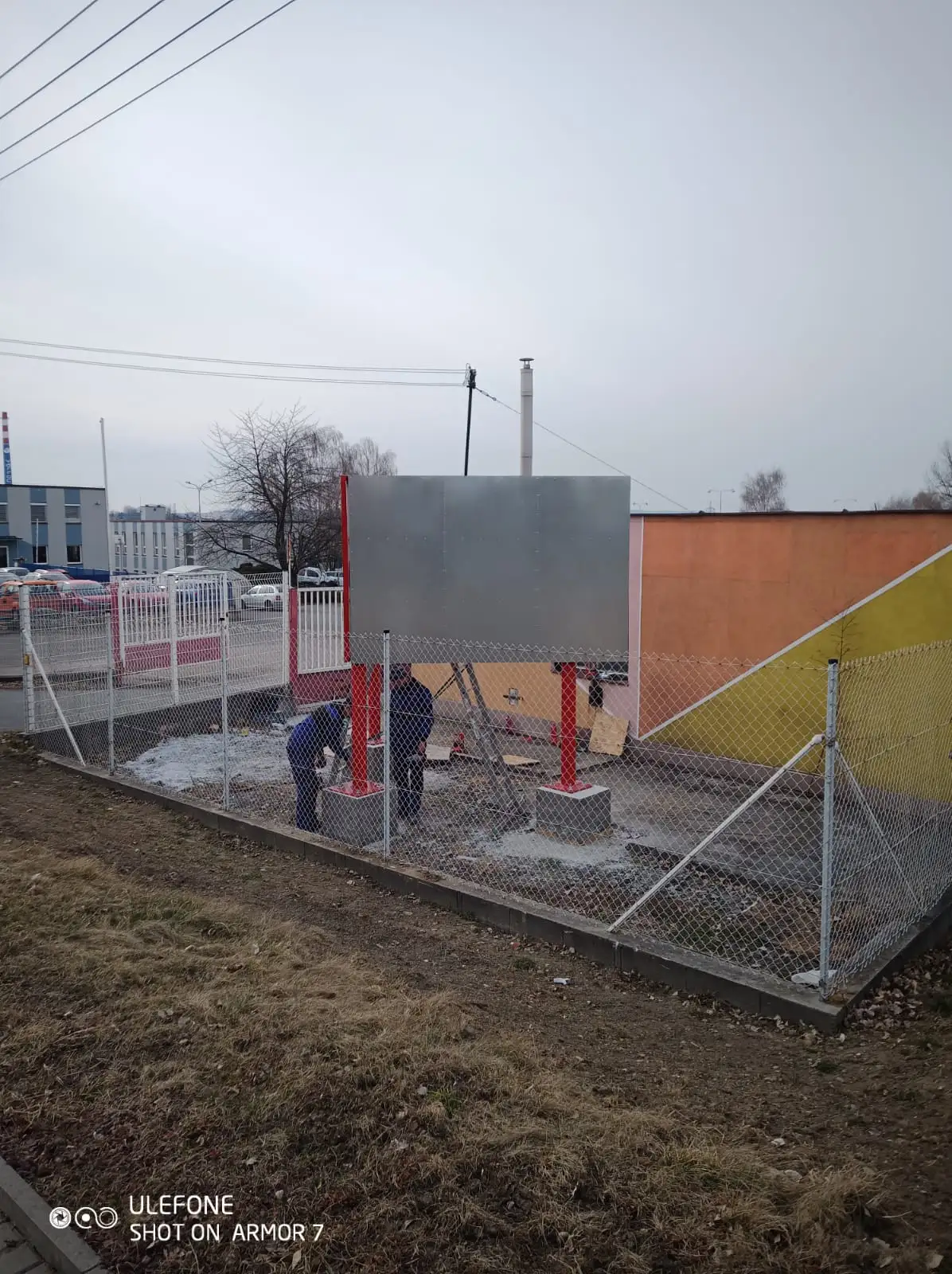 Betonáž patek pod sloupy přístřešku, Pro Doma Nový Jičín