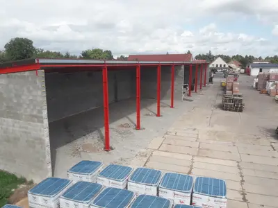 Montáž přístřešku z nůžkové plošiny, Pro Doma